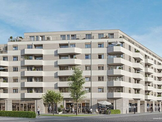 **Vertriebsstart jetzt** 3 Zimmer-Wohnung auf ca. 100 m² mit Balkon in nachhaltigem Bauprojekt
