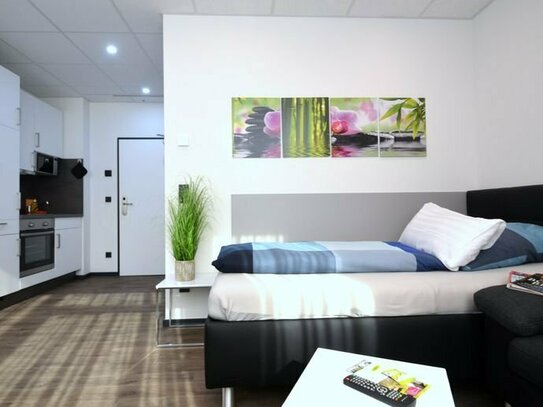 Möbliertes 1-Zimmer-Apartment in der Innenstadt Offenbach, wohnlich & voll ausgestattet