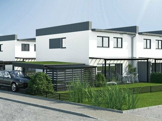 Neubau einer Reihenhausanlage mit attraktiven Fördermöglichkeiten in Kirchlengern. Hier bieten wir das Haus E an.