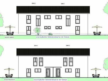 Neubau von zwei Doppelhaushälften in Roßbach - DHH 1