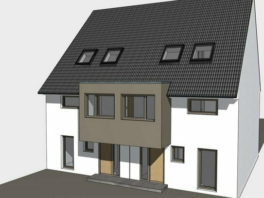 Projektierter Neubau: Doppelhaushälfte in Wiesental