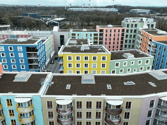 Neubau-Erstbezug 4-ZW mit Balkon und Aufzug im Regensburger Viertel, WBS Stufe 2 wird benötigt