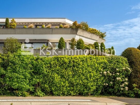 Wohnung mit großer Terrasse und schöner Aussicht.