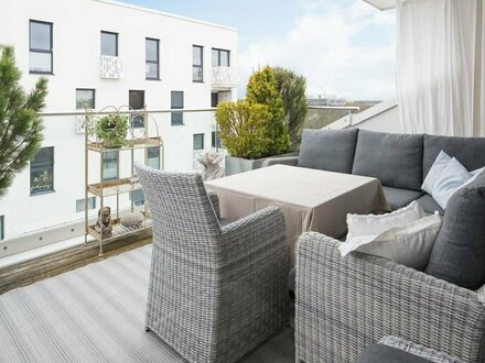 Wunderschöne 2-Zimmer-Wohnung mit großer Dachterrasse nahe Ostpark (3 Zimmer einfach realisierbar)