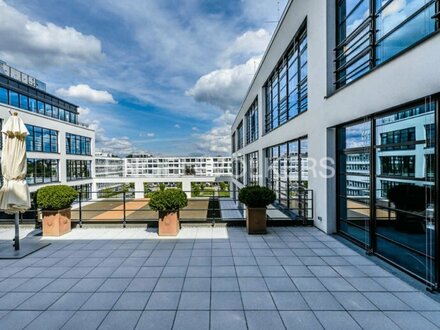 Meetings auf begrünten Dachterrassen mit Alpenblick