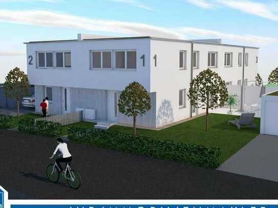Moderne Wohnanlage mit vier Wohneinheiten als Einfamilienhäuser inkl. Garagen und Außenanlagen in Halle/Nietleben "Heid…