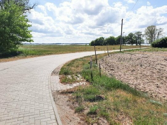 Baugrundstück mit Blick auf den Peenestrom in Warthe-Ausbau im Lieper Winkel auf der Insel Usedom