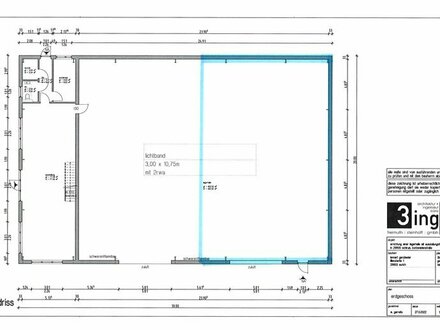 Teilflächen einer Lagerhalle im Gewerbegebiet Schirum zu vermieten!