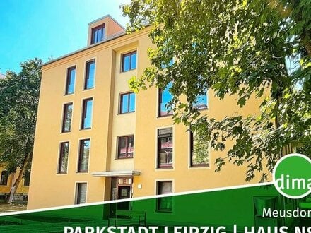 Parkstadt Leipzig - Erstbezug im Neubau, Süd-Balkon, Tageslichtbad, Stellplatz, AR, Aufzug u.v.m.