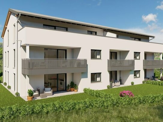 Neubau 3 Zimmerwohnung in Rinchnach mit Südbalkon