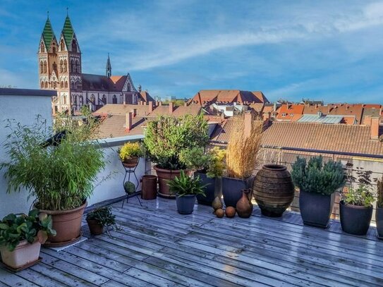 Exklusive Maisonettewohnung mit herrlichem Panoramablick in zentraler Lage von Freiburg-Stühlinger