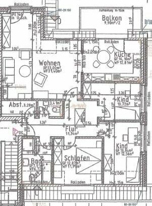 Charmante 4-Zimmer-Wohnung - Ruhige Lage und durchdachter Grundriss