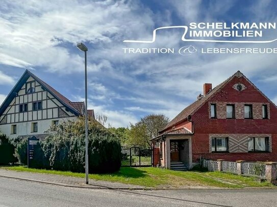*NEUER PREIS* Wohnhaus + Wohn- & Geschäftshaus auf Traumgrundstück in Bretleben
