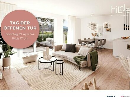 Familien-Leben auf 2 Etagen: 5-Zimmer-Maisonette mit 2 Bädern, Abstellraum, Keller & Gartenterrasse.