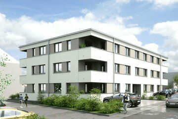 Exklusiver Neubau in Toplage: Moderne barrierefreie Wohnungen mit Loggia, 3-Zi. OG, bezugsfertig