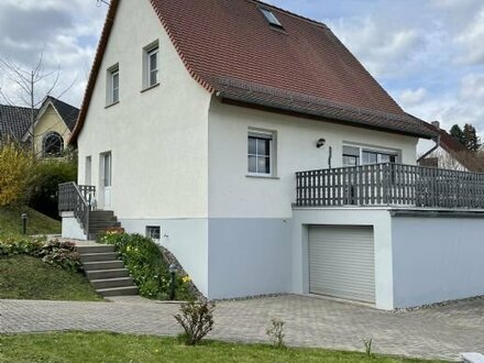 Freistehendes EFH in Hanglage an der östlichen Stadtgrenze zu Dresden