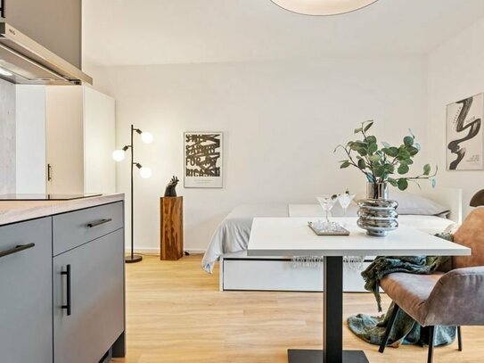 - Welcome to KUNI 71 - *Erstbezug* mit Balkon oder Terrasse - exklusives, modern möbliertes Apartment