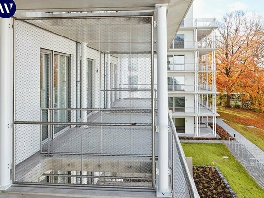 3 Zimmer im Neubau, Balkon zum Innenhof, Einbauküche, Parkett, modernes Bad, guter Schnitt