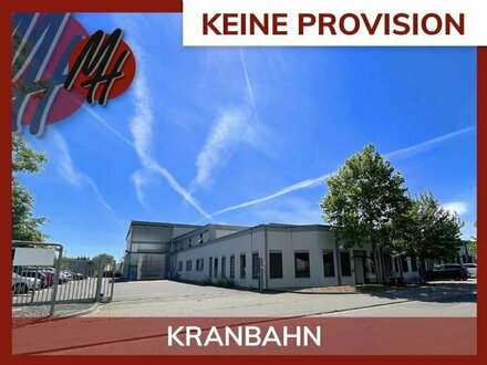 KEINE PROVISION - Lager-/Produktion (4.400 m²), Büro (250 m²) & Ausstellung (550 m²) zu vermieten