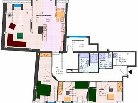 Erstbezug nach Komplettsanierung - großzügige 4,5-Raum Dachgeschosswohnung im Stadtzentrum von Zittau