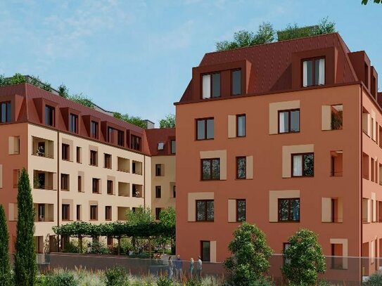 Erstbezug! 3-Zimmer Dachgeschosswohnung mit Terrasse in Nürnberg! Wohnung 9