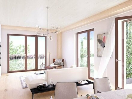 KfW-förderfähig mit QNG: Großzügige 3-Zimmer-Wohnung im Holzhybridneubau mit 2 Balkonen im beliebten Kaskelkiez