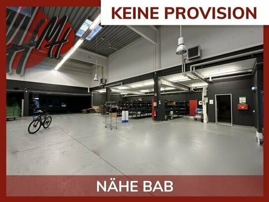 KEINE PROVISION - NÄHE BAB - Lagerflächen (500 m²) & Büroflächen (285 m²)
