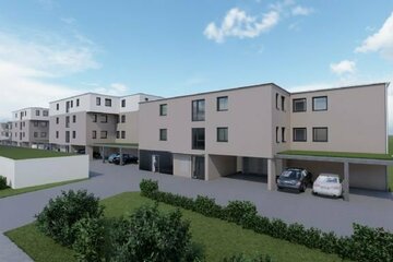 Neubau - 4-Zimmer-Whg. mit großem GARTEN-Anteil als Effizienhaus 55 EE