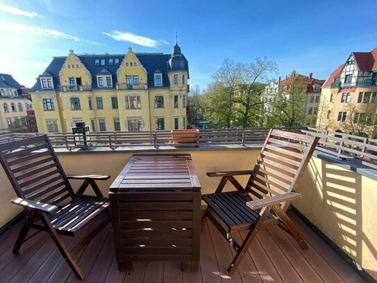 Bezaubernde 3-Zimmer-Wohnung mit Balkon im Dresdner Jugendstilviertel