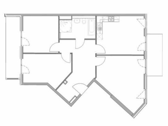 Helle 4-Zimmer-Wohnung mit 2 Balkonen - Erstbezug im Neubauobjekt - Bitte alle Hinweise lesen!