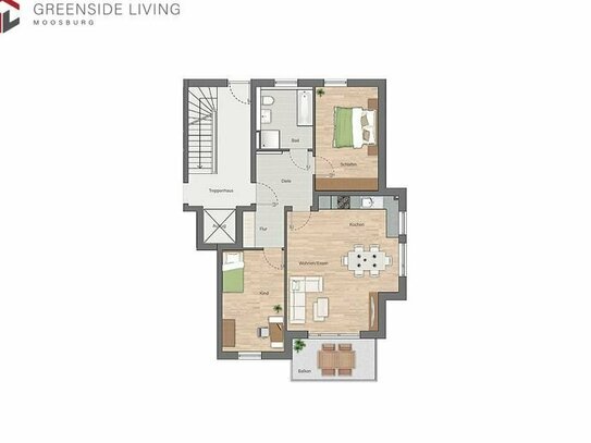 Traumhaftes Wohnen in bester Lage: 3-Zimmer Wohnung mit Balkon