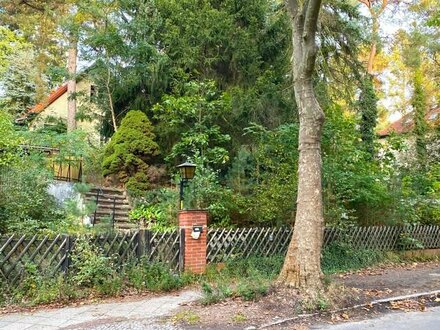 Attraktives Baugrundstück in reizvoller Hanglage mit Altbestand in schöner Frohnauer Wohnlage