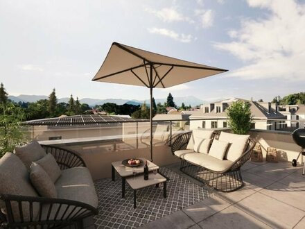 Luxuriöse Penthouse-Wohnung mit Dachterrasse und Bergblick!