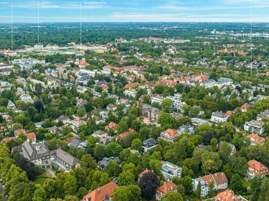 Villenkolonie Neuwittelsbach: Baugrundstück für Villa oder Doppelhaus in Toplage