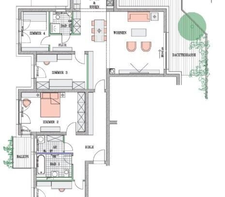 5-Zimmer Penthaus mit sonniger Dachterrasse