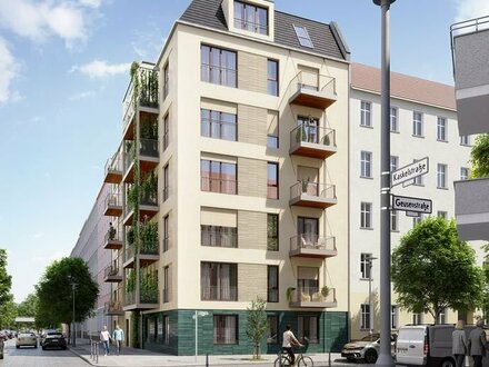 Wohnen im Kaskelkiez: KfW-förderfähige 4-Zimmer-Wohnung mit 2 Balkonen im Holzhybridneubau