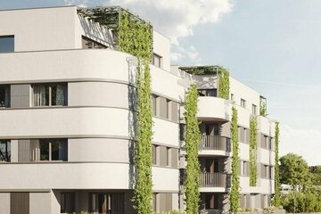 3 Zimmerwohnung im Erdgeschoss mit Loggia über dem Gartengeschoss