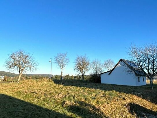 Baugrundstück mit positiver Bauvoranfrage für Einfamilienhaus mit Doppelgarage