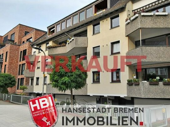 Findorff / 3,5-Zimmer-Wohnung mit Balkon und Tiefgaragenstellplatz in begehrter Lage