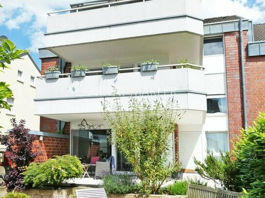 #barriere-arm/ offen/ hell ++ moderne terrassen-wohnung mit garten