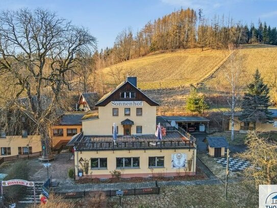 ++Märchenhafter Gasthof (Sebnitz): Top-Kapitalanlage, sicheres Eigenheim & erholsamer Tourismusort++