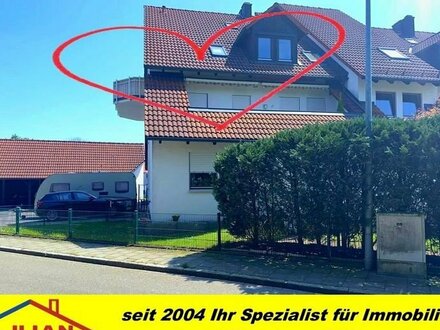 KILIAN IMMOBILIEN! TOP 2 ZI. WHG IM 2. OG BZW. DG MIT 61 M² WFL. IN PERFEKTER LAGE IN SORG - WENDELSTEIN! EBK * BALKON…