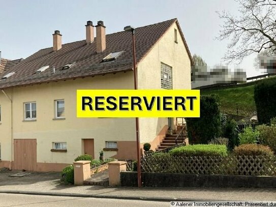 RESERVIERT! Einfamilienhaus in einem Ortsteil von Ellwangen