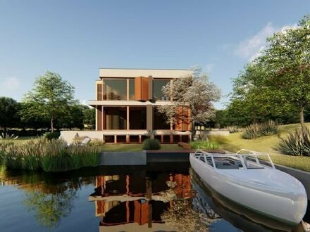 Direkte Wasserlage in Köpenick - für großzügige Bauhausvilla in modernem ästhetischen Design