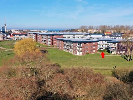 Eine Oase der Ruhe: Attraktive 2-Zimmer-Terrassenwohnung mit Stellplatz in Hohe Düne | Warnemünde