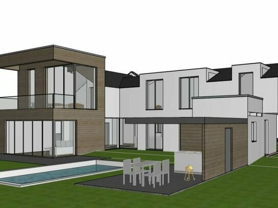 So könnte Ihr Haus aussehen - Baugrundstück mit Baugenehmigung und Planung