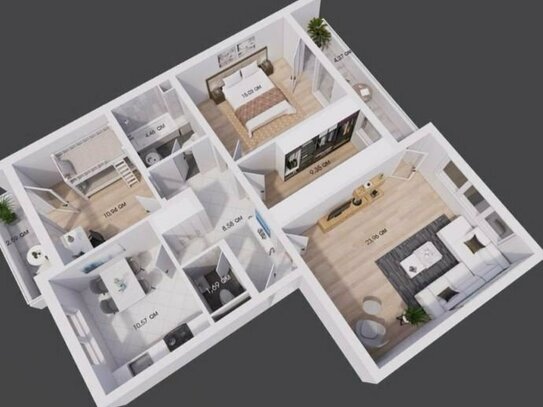 Investieren Sie in Ihre Zukunft: Geräumige 4-Zimmerwohnung in Freiburg-Zähringen bietet vielseitige Möglichkeiten und a…