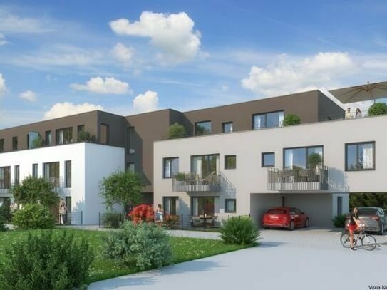 Neubau: Kleines 2 Zimmer Apartment für Singles mit Balkon zu verkaufen.