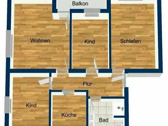 4-Zimmer-Wohnung zur Eigennutzung oder lukrative Kapitalanlage in Uni-Nähe! TOP-saniert