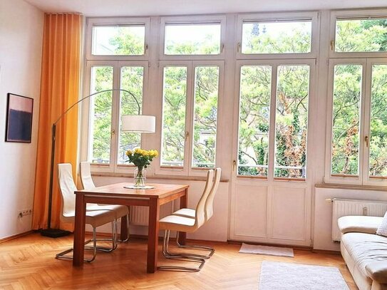 *VON PRIVAT* Möbilierte Maisonettewohnung mit Balkon im Leipziger Zentrum-Süd